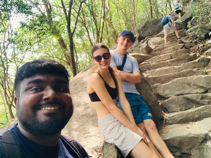 Climbing Pidurangala Rock