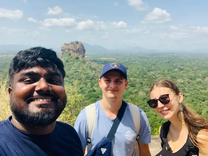 Sigiriya Rock view with our guests