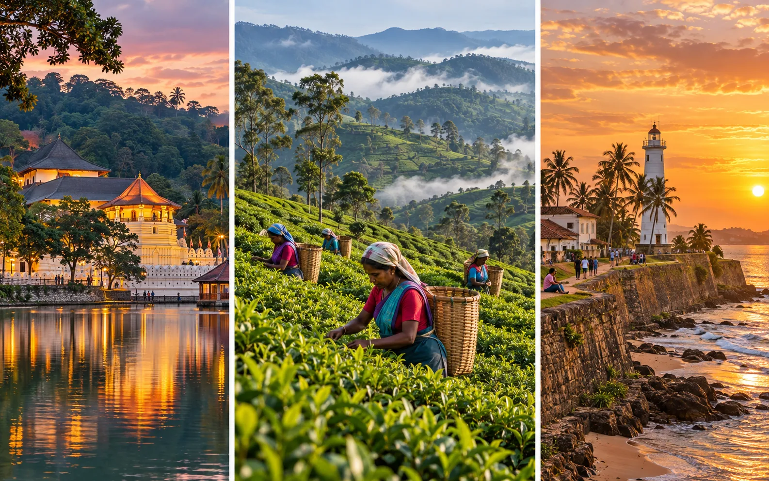9-Day Sri Lanka Highlights: Cultural Triangle, Hill Country & South Coast