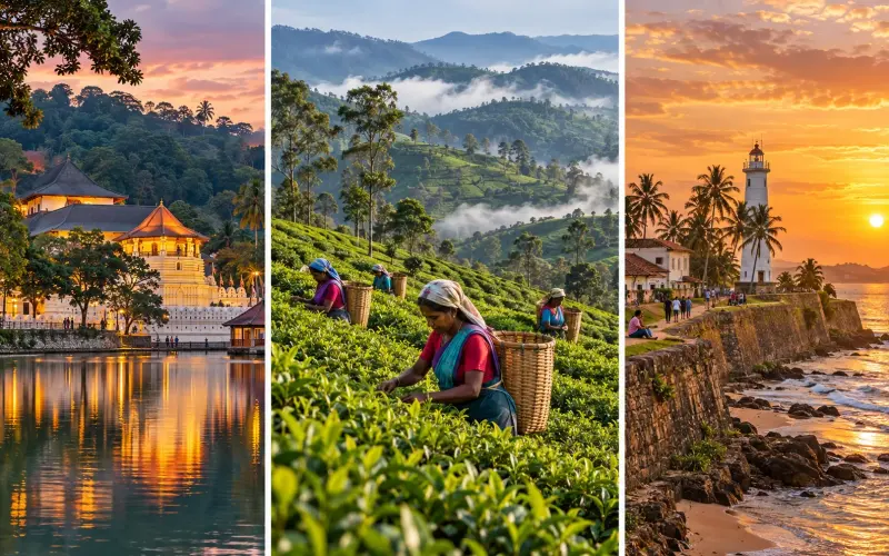 9-Day Sri Lanka Highlights: Cultural Triangle, Hill Country & South Coast